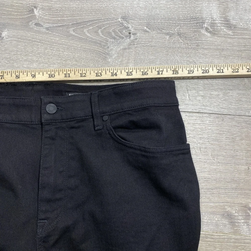 Hugo Boss Jeans Mens 32x32 Black Stretch Cashmere Touch‎ Denim Italian Fit